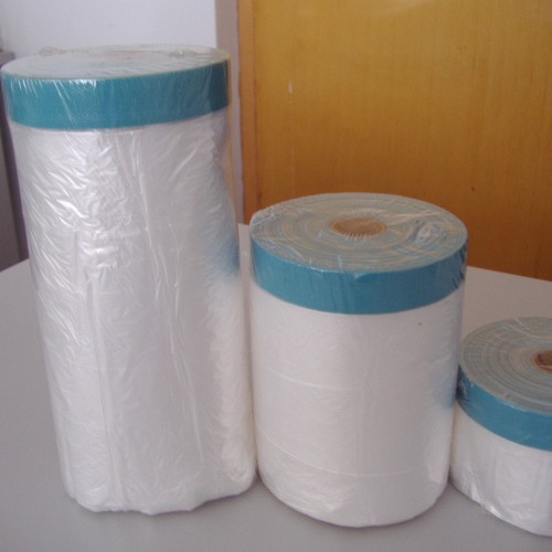 Pretaped masking film